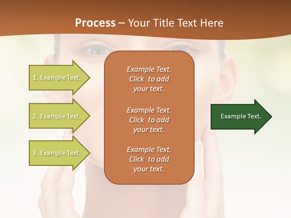 Beauty Girl Healthcare PowerPoint Template