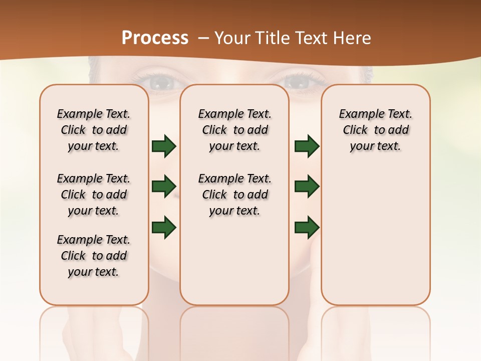Beauty Girl Healthcare PowerPoint Template