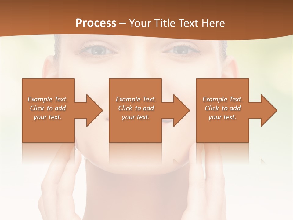 Beauty Girl Healthcare PowerPoint Template