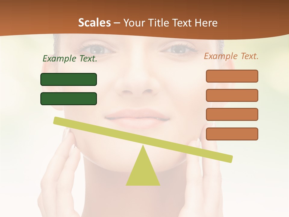 Beauty Girl Healthcare PowerPoint Template