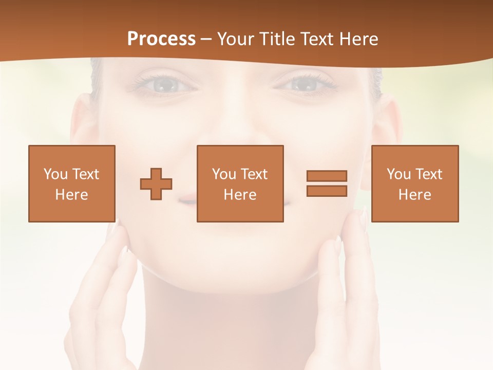 Beauty Girl Healthcare PowerPoint Template