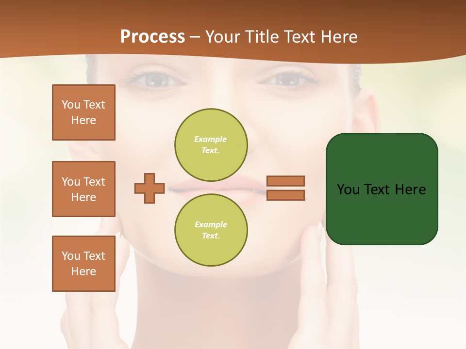 Beauty Girl Healthcare PowerPoint Template