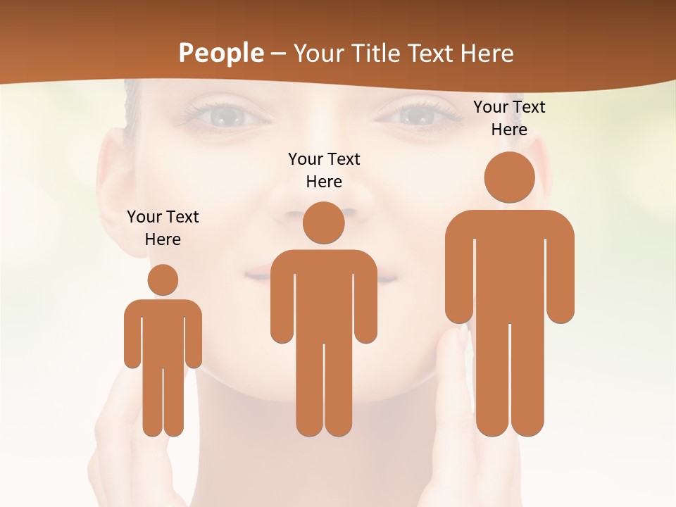 Beauty Girl Healthcare PowerPoint Template