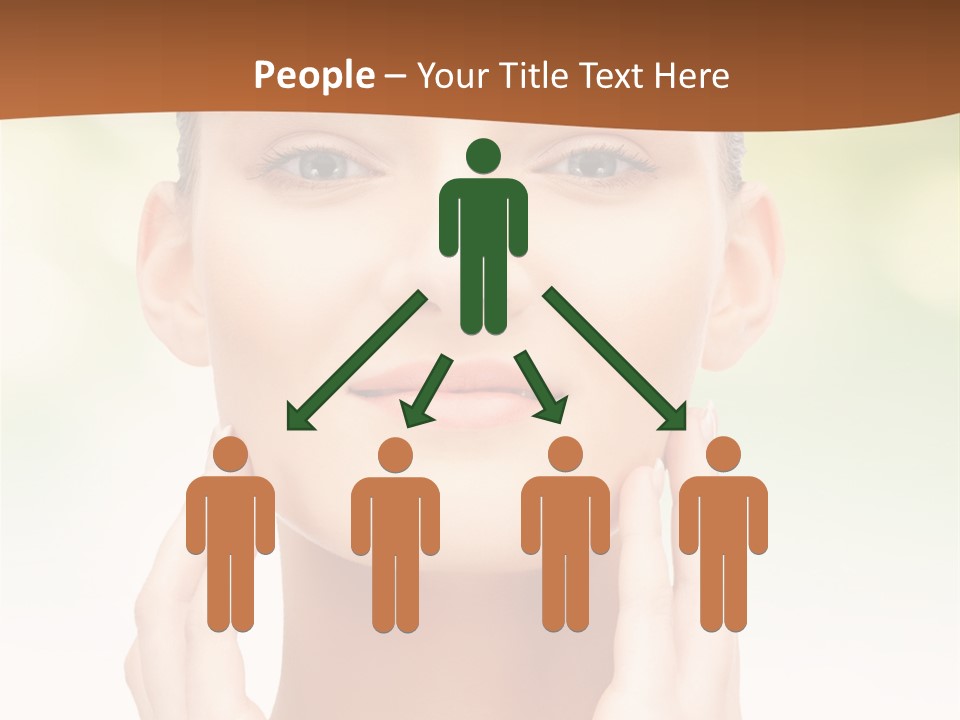 Beauty Girl Healthcare PowerPoint Template