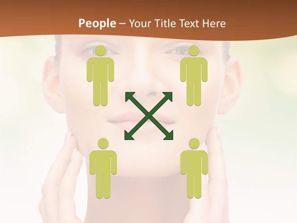 Beauty Girl Healthcare PowerPoint Template