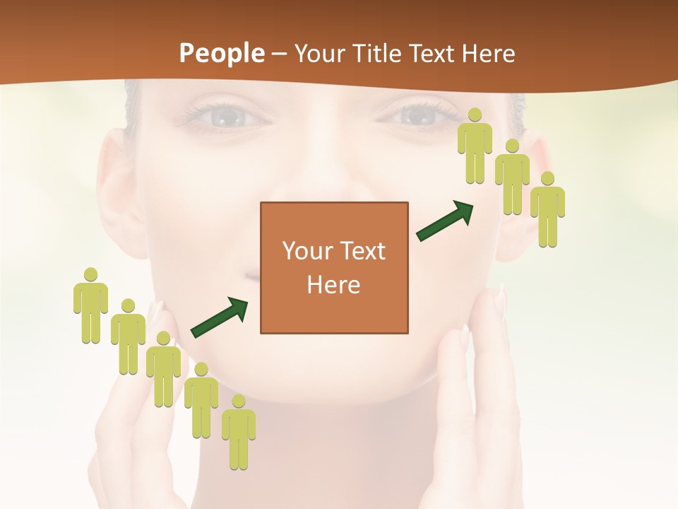 Beauty Girl Healthcare PowerPoint Template