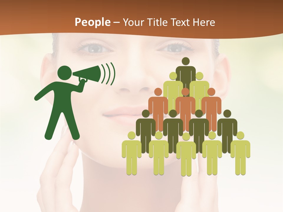 Beauty Girl Healthcare PowerPoint Template