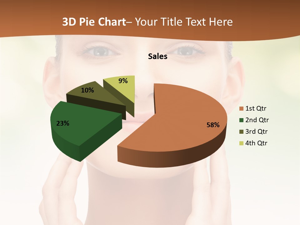 Beauty Girl Healthcare PowerPoint Template