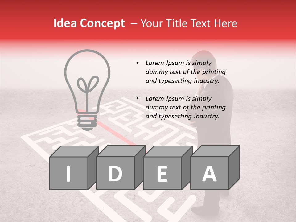 Human Creative Idea PowerPoint Template