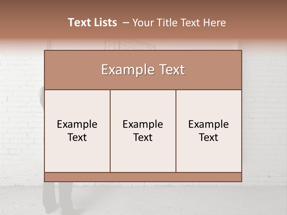Placard Sign Poster PowerPoint Template