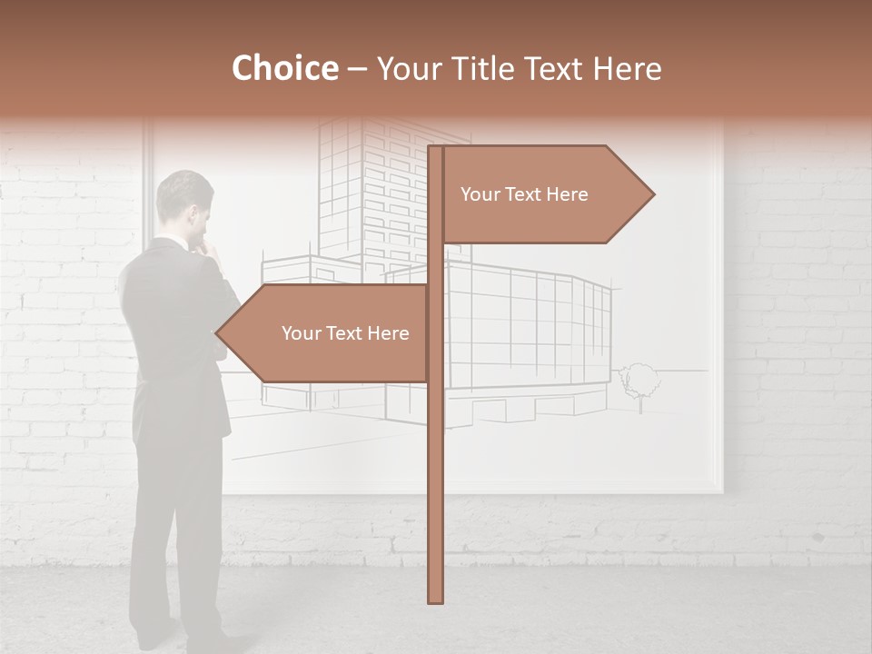 Placard Sign Poster PowerPoint Template