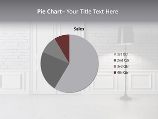 Stained Cement Building PowerPoint Template