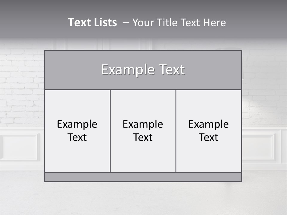 Stained Cement Building PowerPoint Template