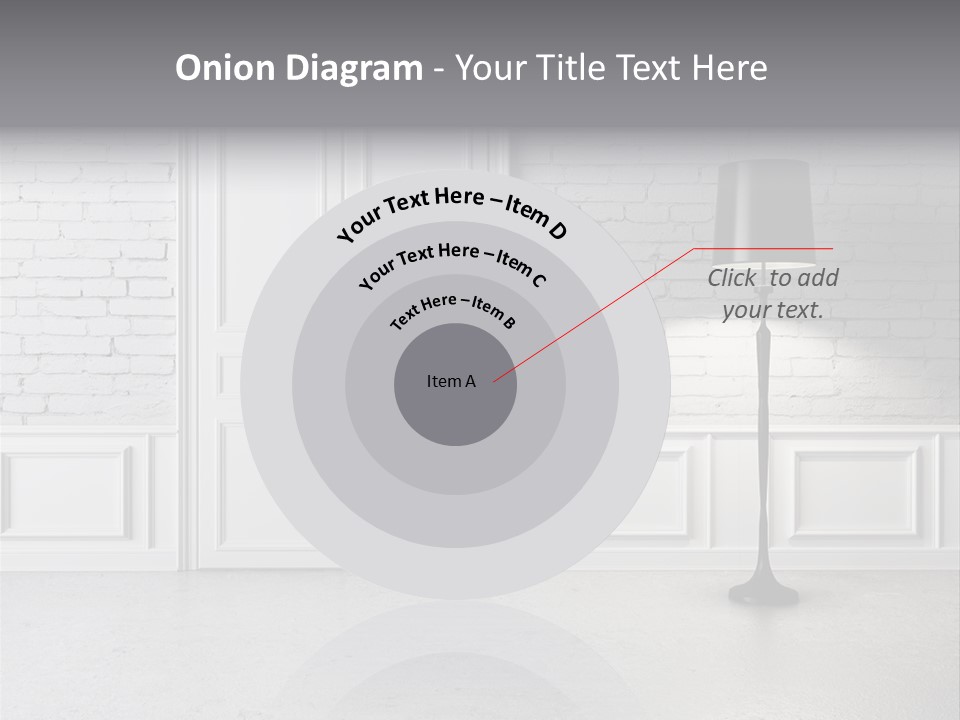 Stained Cement Building PowerPoint Template