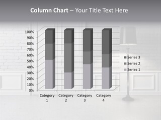 Stained Cement Building PowerPoint Template