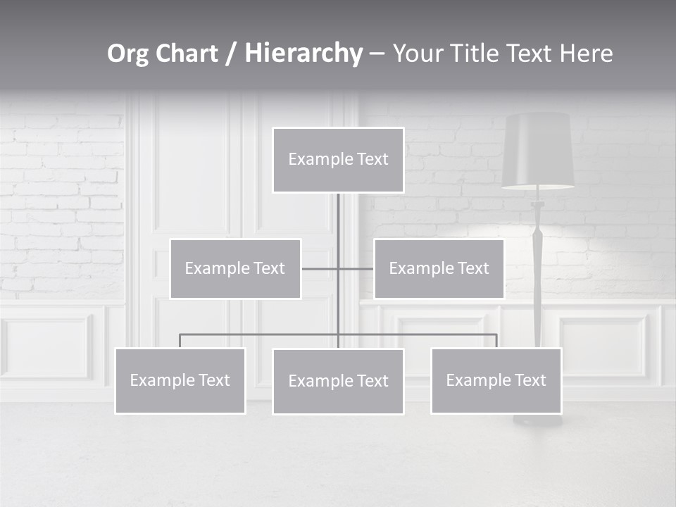 Stained Cement Building PowerPoint Template