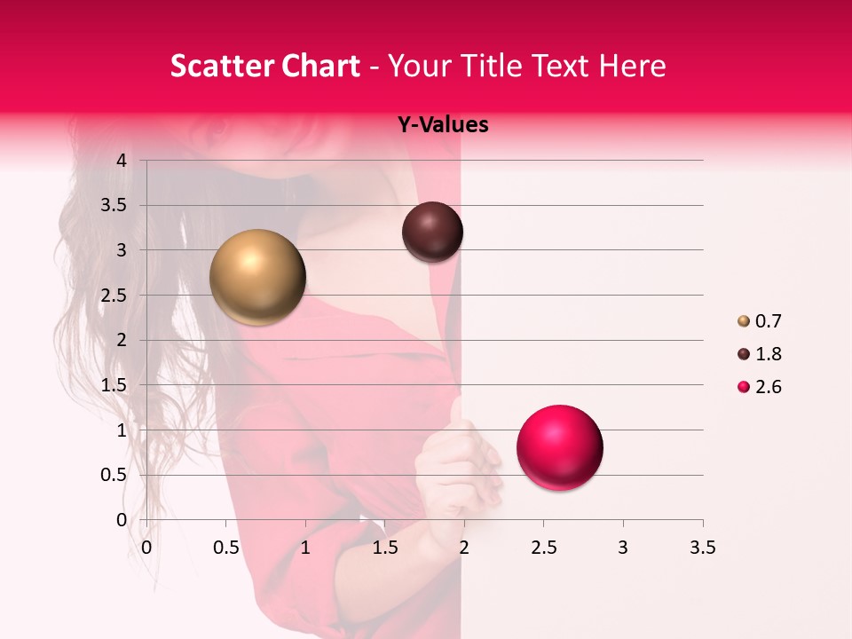 Posing Happy Hispanic PowerPoint Template