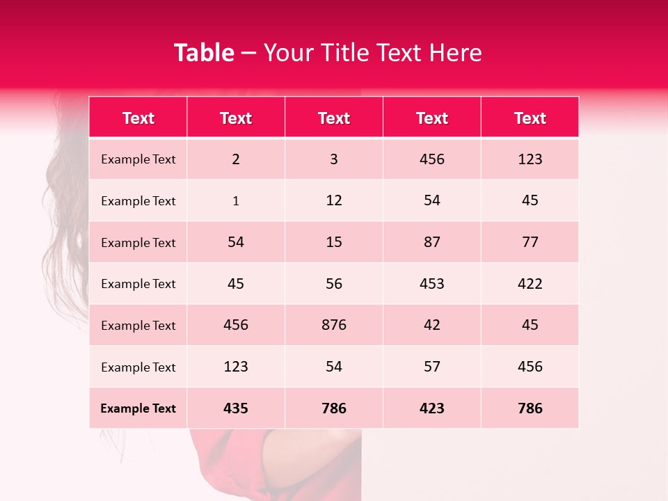 Posing Happy Hispanic PowerPoint Template