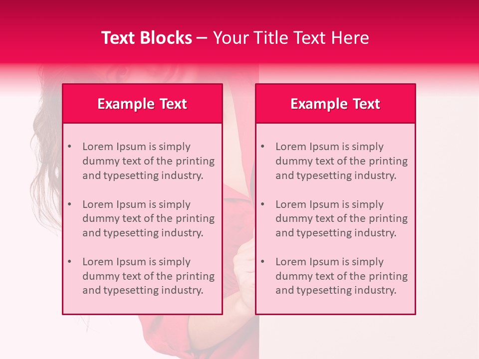 Posing Happy Hispanic PowerPoint Template