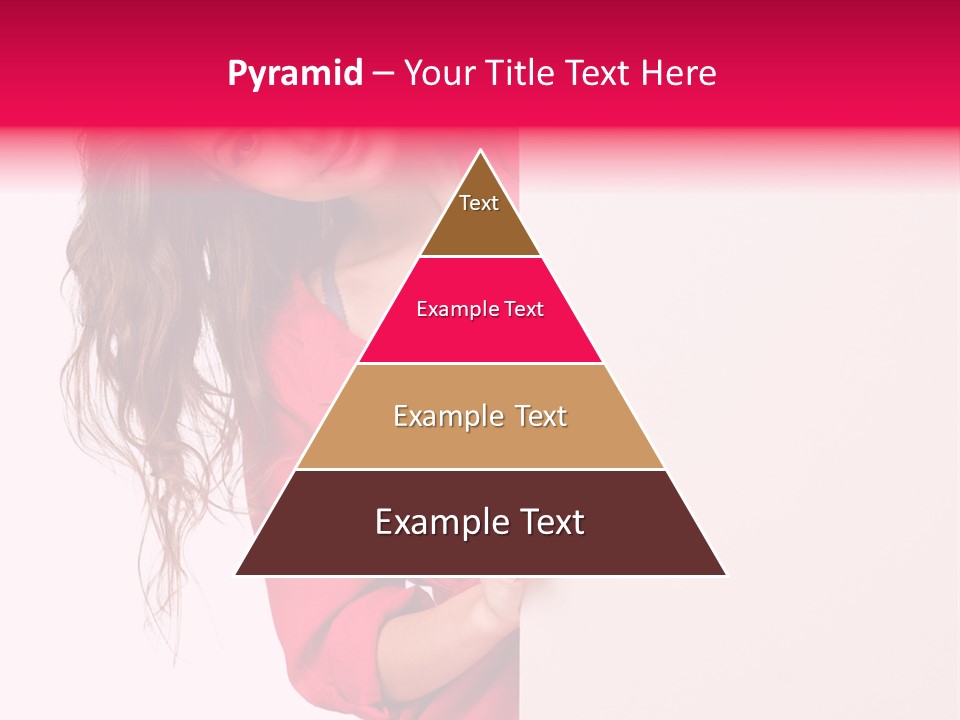 Posing Happy Hispanic PowerPoint Template