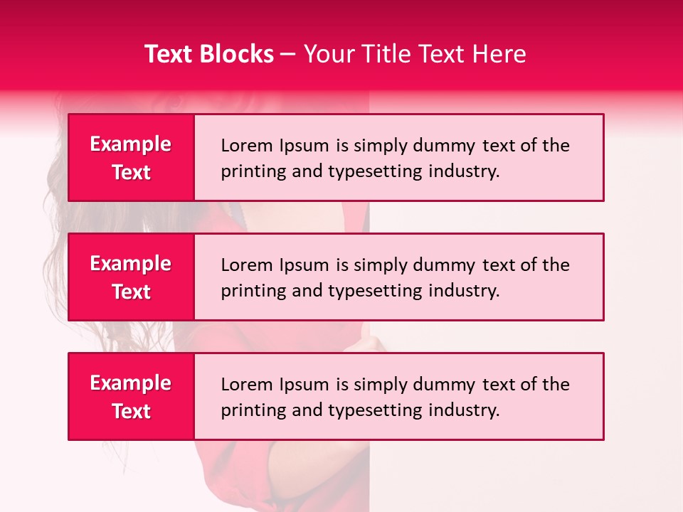 Posing Happy Hispanic PowerPoint Template