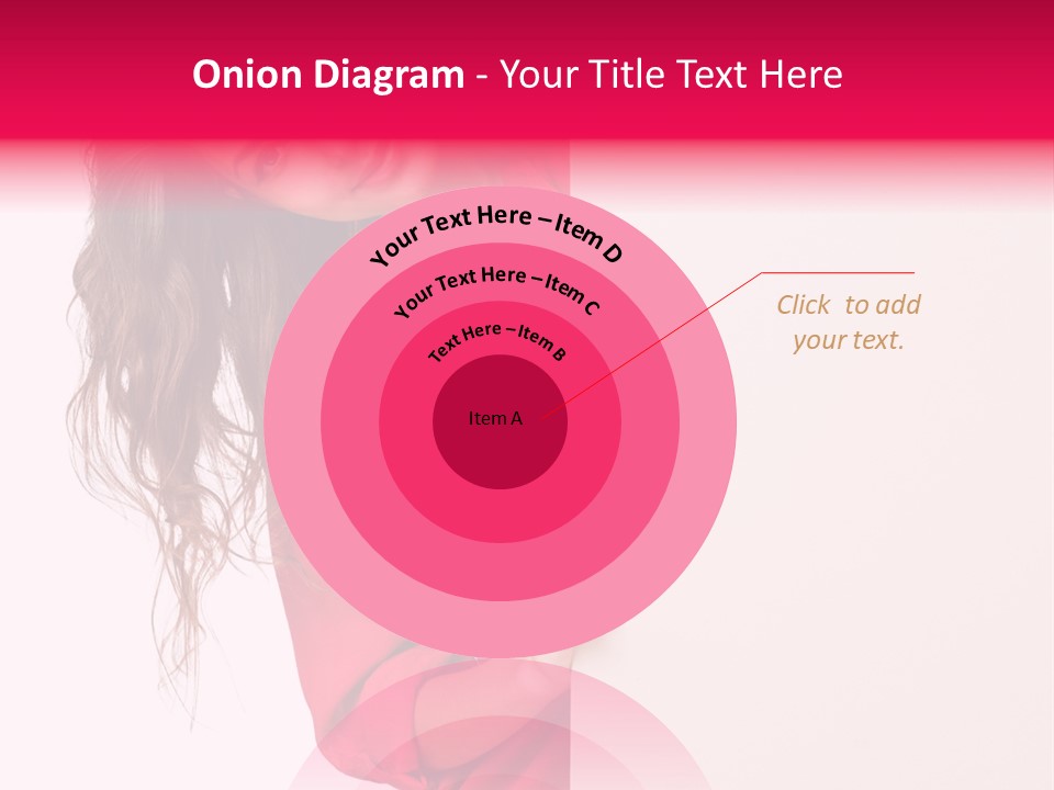 Posing Happy Hispanic PowerPoint Template