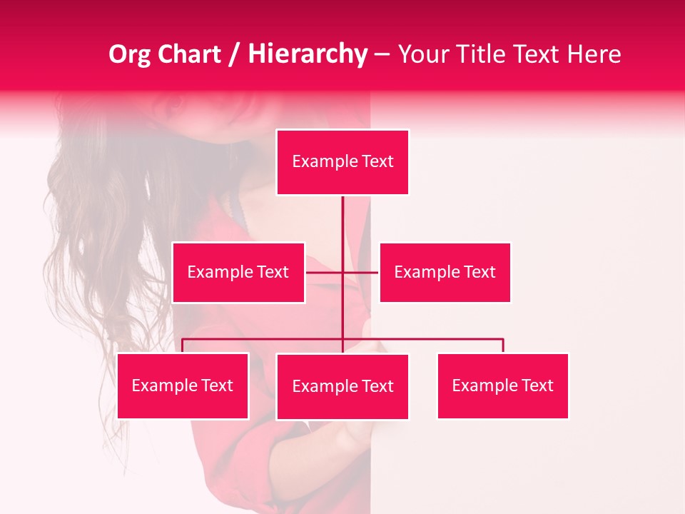 Posing Happy Hispanic PowerPoint Template