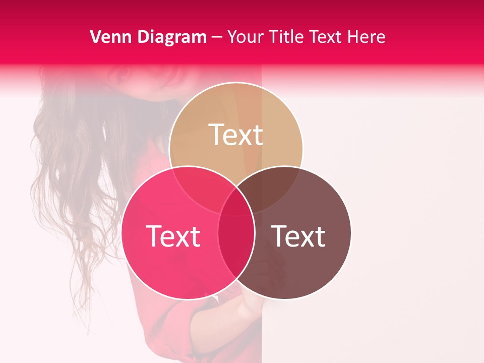 Posing Happy Hispanic PowerPoint Template