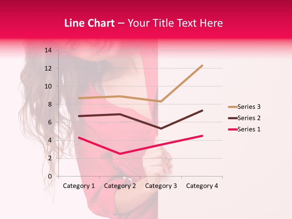 Posing Happy Hispanic PowerPoint Template