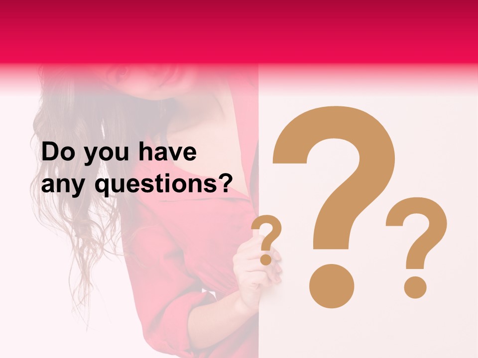 Posing Happy Hispanic PowerPoint Template