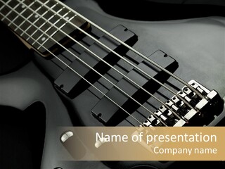 String Instrument Studio Melody PowerPoint Template