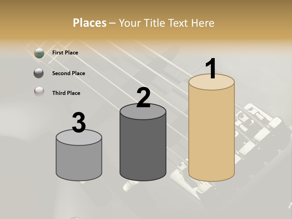 String Instrument Studio Melody PowerPoint Template
