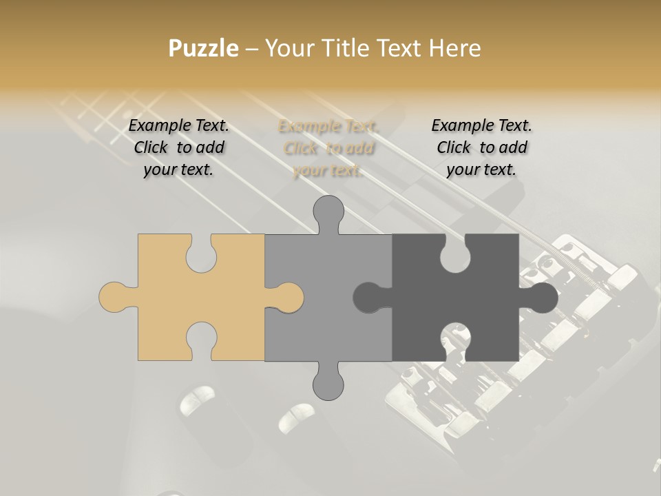 String Instrument Studio Melody PowerPoint Template