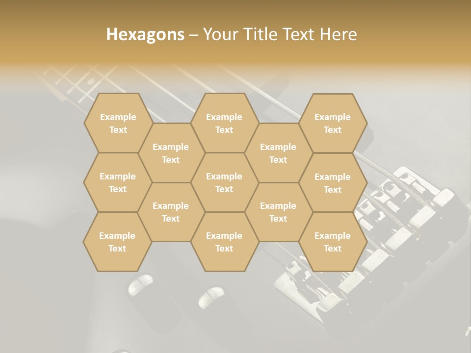 String Instrument Studio Melody PowerPoint Template