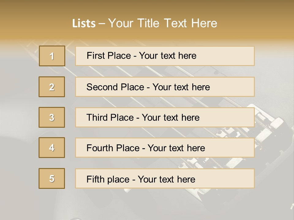 String Instrument Studio Melody PowerPoint Template