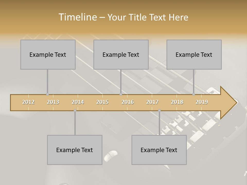 String Instrument Studio Melody PowerPoint Template
