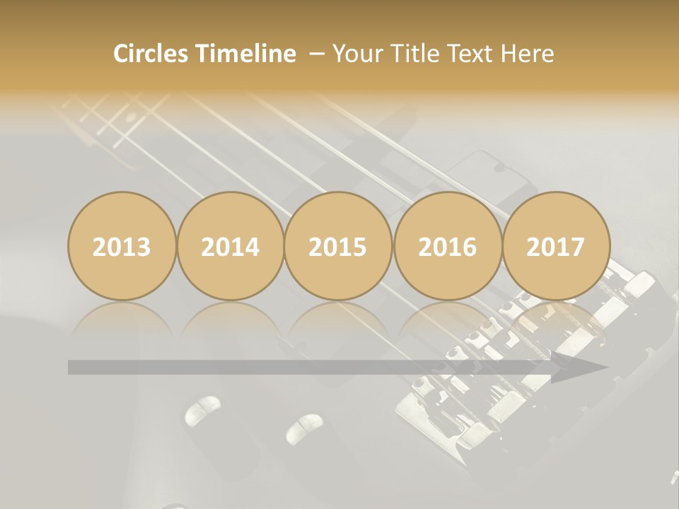 String Instrument Studio Melody PowerPoint Template