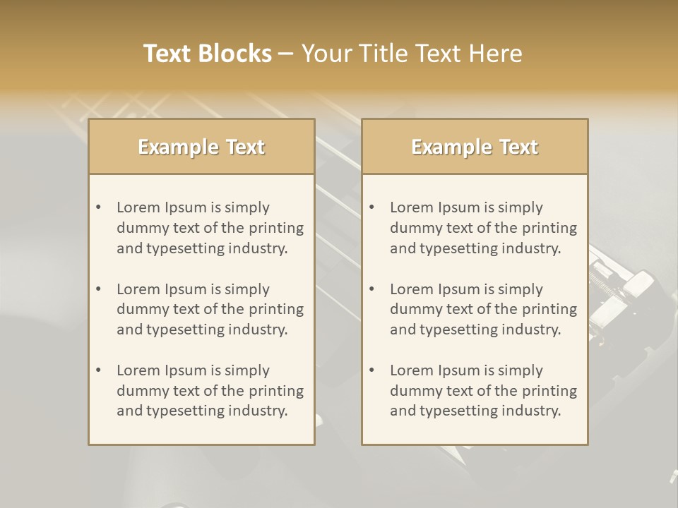String Instrument Studio Melody PowerPoint Template