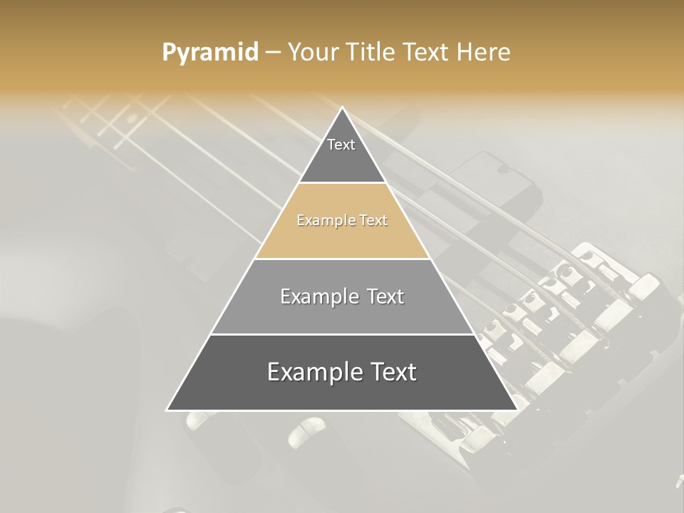 String Instrument Studio Melody PowerPoint Template