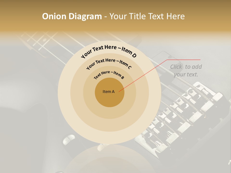 String Instrument Studio Melody PowerPoint Template