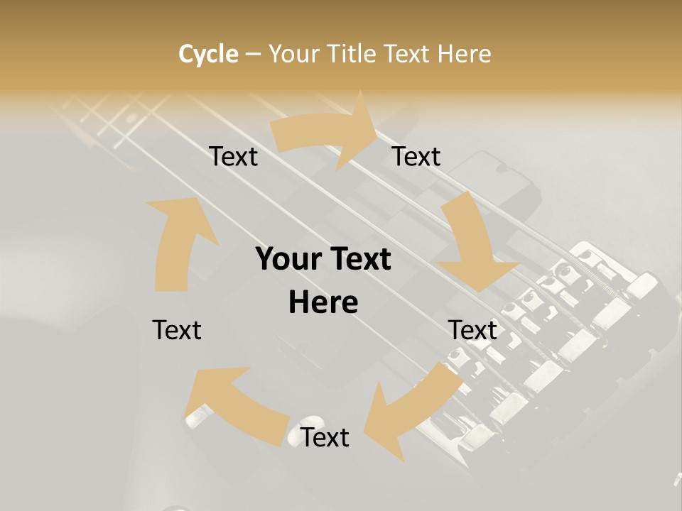 String Instrument Studio Melody PowerPoint Template