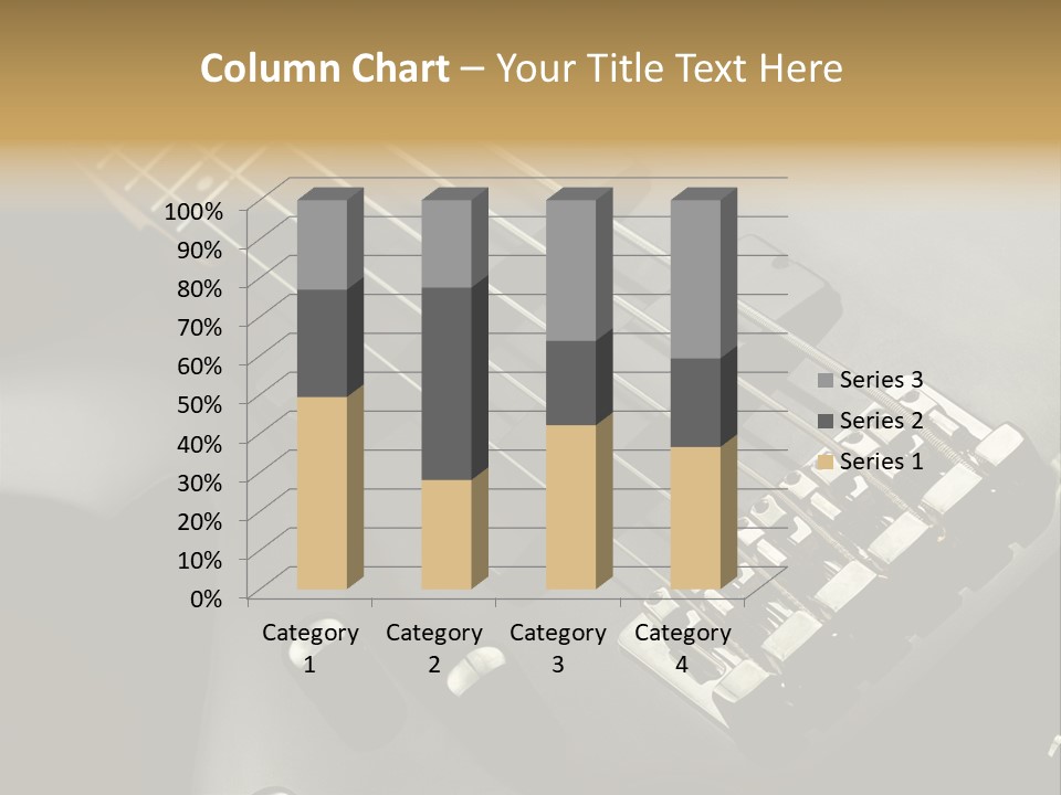 String Instrument Studio Melody PowerPoint Template