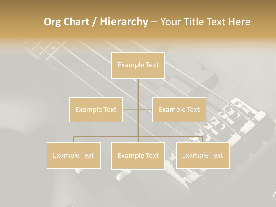 String Instrument Studio Melody PowerPoint Template