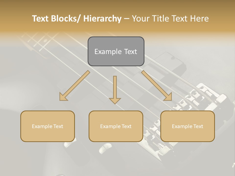 String Instrument Studio Melody PowerPoint Template
