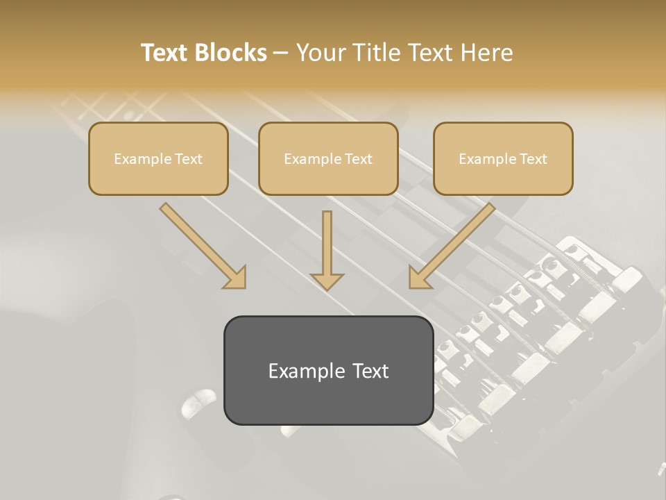 String Instrument Studio Melody PowerPoint Template