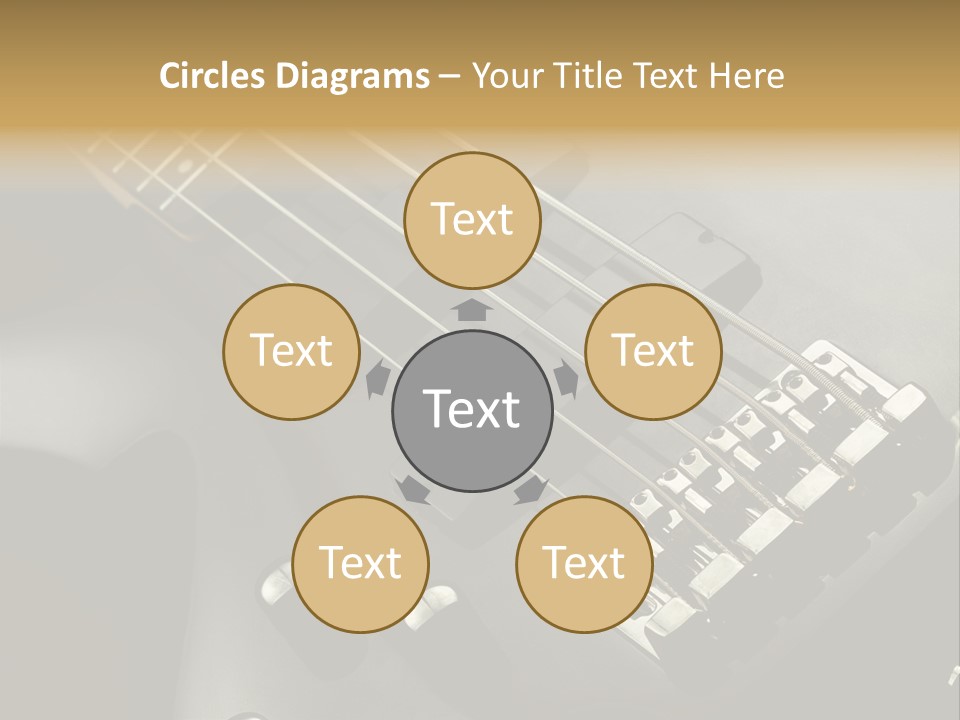 String Instrument Studio Melody PowerPoint Template