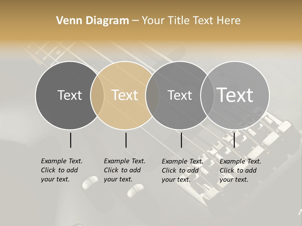 String Instrument Studio Melody PowerPoint Template