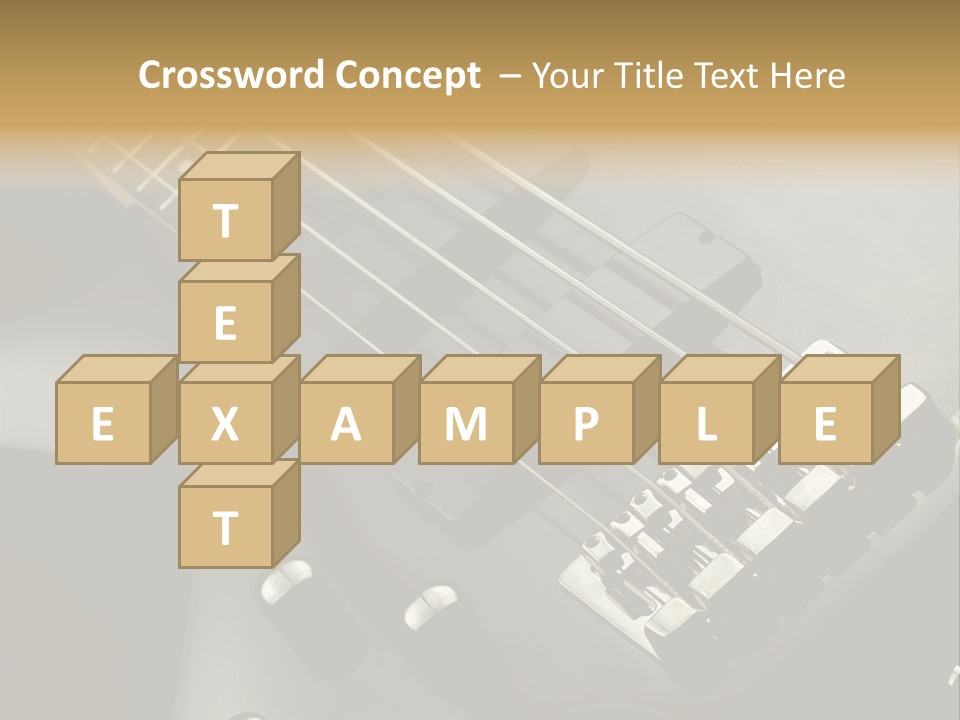 String Instrument Studio Melody PowerPoint Template