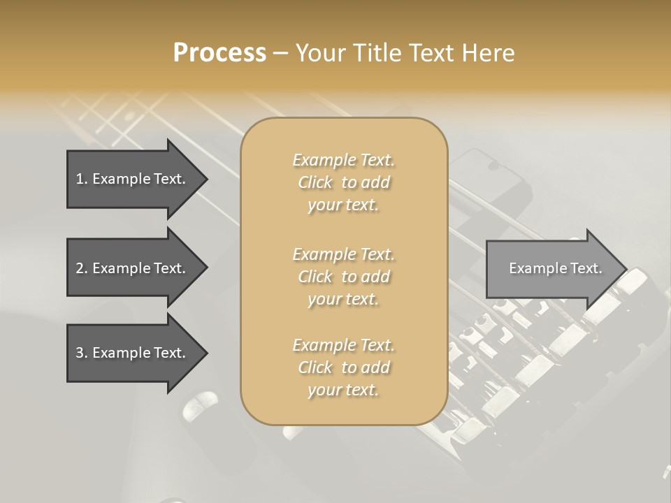 String Instrument Studio Melody PowerPoint Template