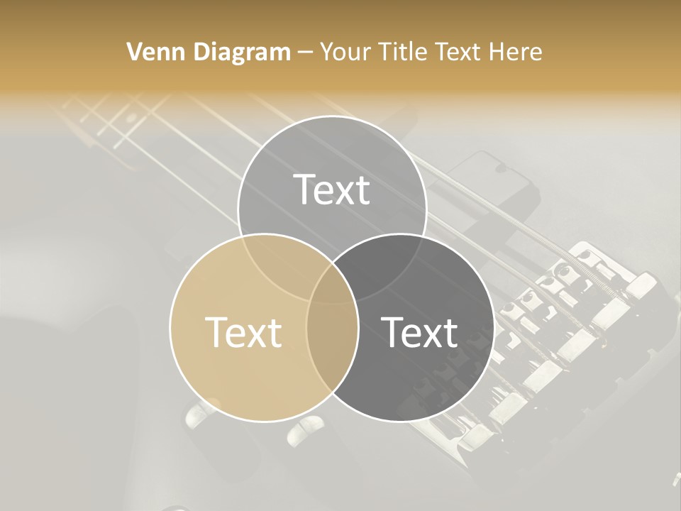 String Instrument Studio Melody PowerPoint Template